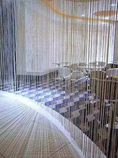 нитяные шторы, шторы нити, веревочные шторы