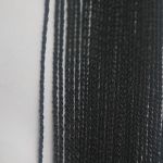 Нитяной занавес плотные шторы Tripolina NTR-99, черный