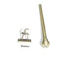 1шт Карниз кафе раздвижной от 40см до 110см металл D10, бронза