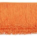 1м Баxрома шелковая петельная шириной 10см, оранжевая (уп) 