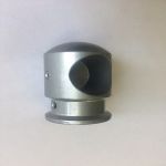 1шт Кронштейн металлический для кафе карниза шторы, серебро 