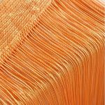 1мм Кисея штора оранжевая на кулиске, 50смх2м  