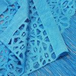 Нитяная штора с узором однотонная на кулиске, ш2xв1.6м   