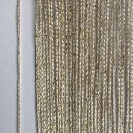 Нитяной занавес с золото люрекс шторы Tripolina NTL-0102, белый