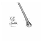 1шт Карниз кафе раздвижной от 40см до 110см металл D10, сталь