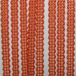 Нитяные вертикальные жалюзи Бриз 2а слоя, оранжевый 4290