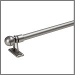 1шт Карниз кафе Шар раздвижной от 40-120см металл D12, никель