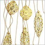 Нитяная штора Восточный узор Garden 535716v3, 1мх3м   